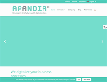 Tablet Screenshot of apandia.de